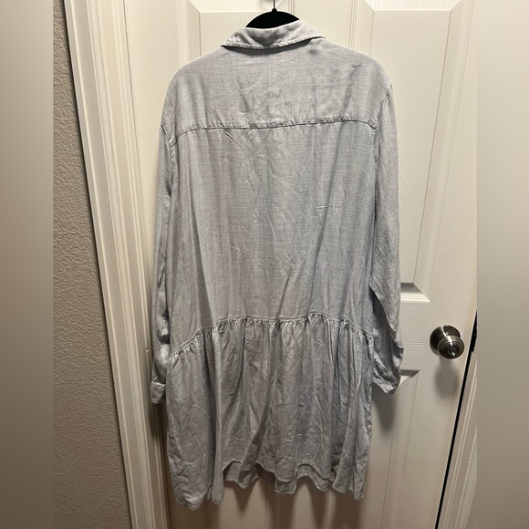 Grayson | The Changemaker Shirt Dress Gray Sz XL - Picture 3 of 9